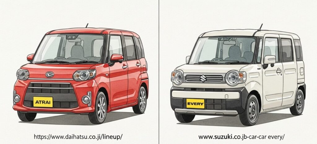 アトレーとエブリィ どっちがいい？徹底比較で最適な選び方