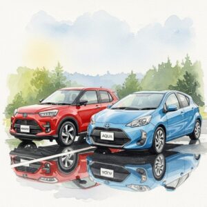 トヨタのアクアとライズを比較！あなたに合うのはどっち？